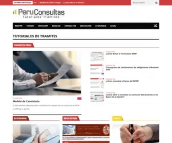 Peruconsulta.net.pe(Consultar Tramites en Peru en 2022 Consultar Tramites en Peru en 2022) Screenshot