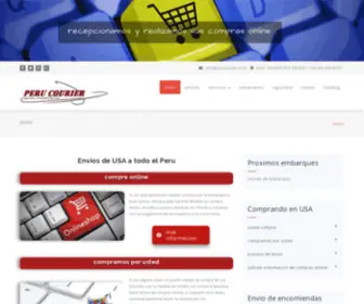 Perucourier.com(Envios a Peru) Screenshot