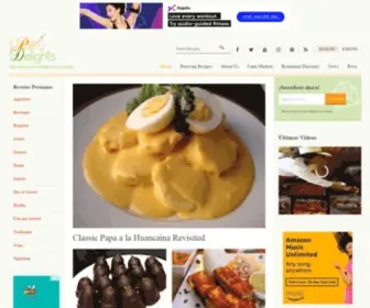 Perudelights.com(Peruvian Food and Recipes) Screenshot