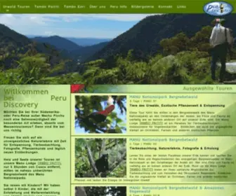 Perudiscovery.com(Peru Discovery) Screenshot