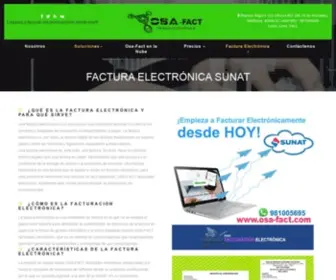 Perufacturacionelectronica.com(Soluciones de Facturación Electrónica) Screenshot