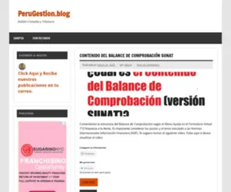 Perugestion.blog(Boletín) Screenshot