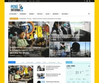 Peruinforma.com(Perú Informa) Screenshot