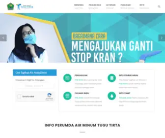 Perumdatugutirta.co.id(PERUMDA Air Minum Tugu Tirta) Screenshot