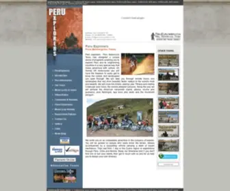 Perumotorcycletours.com(Motorcycle Tour Cusco) Screenshot