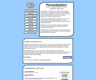 Perunakellari.fi(Interaktiivisia harjoituksia koululaisille) Screenshot