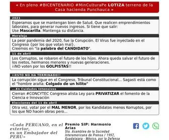 Perunews.com(PEX Peruanos en el Exterior/ 2020) Screenshot