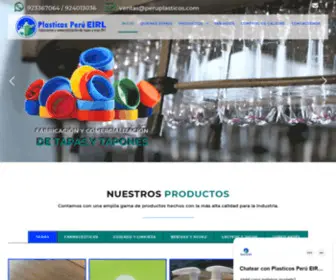 Peruplasticos.com(Tapas y Tapones) Screenshot