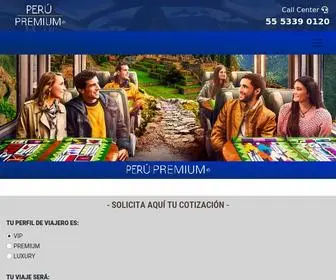 Perupremium.mx(Viajes a Perú PREMIUM®) Screenshot