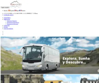 Perutours.com.pe(Empresa de Transporte Turístico en Perú) Screenshot