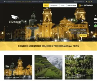 Peruviajesandtours.com(Perú Viajes) Screenshot