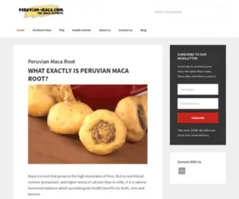 Peruvian-Maca.com(WHAT EXACTLY) Screenshot