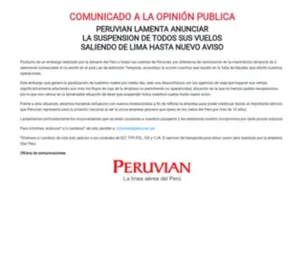 Peruvian.pe(Peruvian Airlines) Screenshot