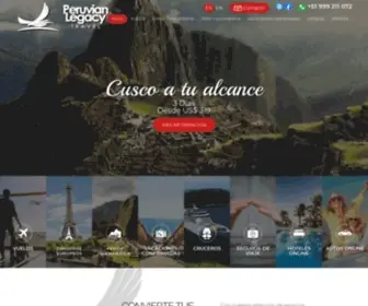 Peruvianlegacytravel.com(Peruvian Legacy Travel) Screenshot