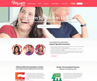 Peruwayna.com(Learn Spanish in Lima) Screenshot