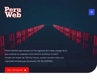 Peruweb.pe(Tu web en menos de 24 horas) Screenshot