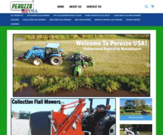 Peruzzousa.com(Peruzzo USA Professional Turf & Ag Equipment) Screenshot