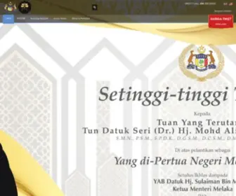 Perzim.gov.my(Selamat Datang Ke Laman Web Rasmi Perbadanan Muzium Melaka (PERZIM)) Screenshot