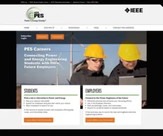 Pes-Careers.org(IEEE PES Careers) Screenshot