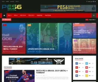 Pes6.com.br(PES 6 Brasil) Screenshot