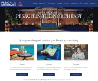 Pesachinthenortheast.com(Pesach in the Northeast) Screenshot