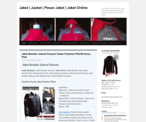 Pesanjaketonline.com(Jaket-Pesan Jaket-Jaket Online-Jacket-Bikin Jaket-Konveksi Jaket) Screenshot