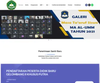 Pesantrenalumm.sch.id(Pesantren al) Screenshot