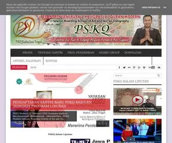 Pesantrenkaligrafipskq.com(Pesantren Seni Rupa dan Kaligrafi Al Quran Modern PSKQ) Screenshot