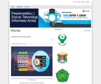 Pesanwebku.co.id(Solusi Teknologi Informasi Anda) Screenshot