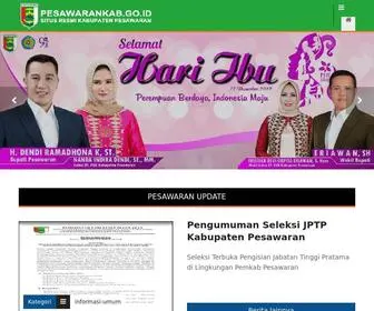 Pesawarankab.go.id(Portal Resmi Pemerintah Kabupaten Pesawaran) Screenshot