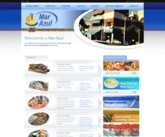 Pescaderiamarazul.com.ar(Pescadería Mar Azul) Screenshot