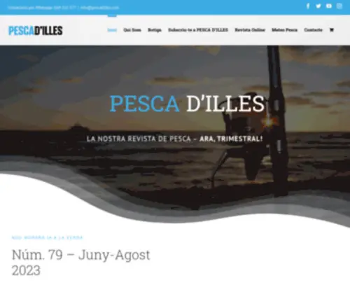 Pescadilles.com(PESCA D'ILLES) Screenshot