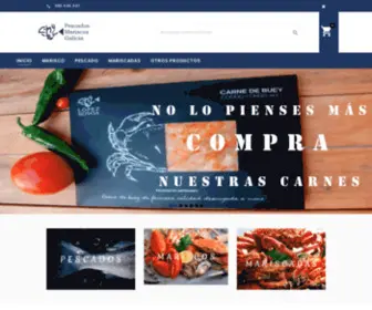 Pescadosmariscosgalicia.com(Pescados mariscos galicia) Screenshot