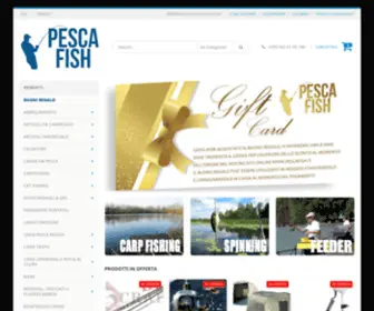 Pescafish.it(Prodotti per la pesca) Screenshot