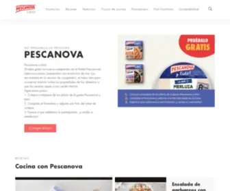 Pescanova.es(Todos los productos y las mejores recetas) Screenshot