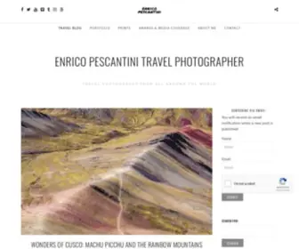 Pescart.com(Enrico Pescantini Travel Photographer) Screenshot