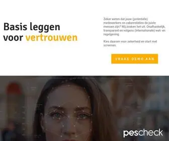 Pescheck.io(Personeel screenen) Screenshot