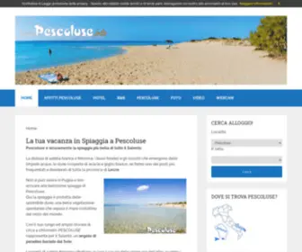 Pescoluse.info(La tua Vacanza in spiaggia nel Salento) Screenshot