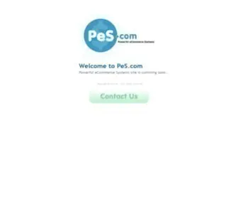 Pes.com(Website is comming soon) Screenshot
