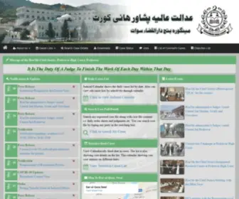 Peshawarhcmb.gov.pk(Case Flow Management System) Screenshot