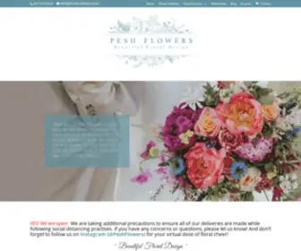 Peshflowers.co.uk(Pesh Flowers) Screenshot