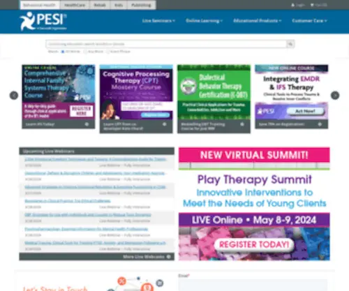 Pesi.com(Continuing Education Seminars) Screenshot