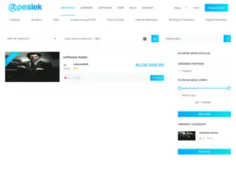 Peslek.com(Freelance Services Marketplace for Businesses) Screenshot