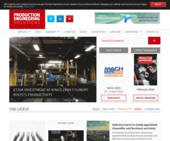 Pesmag.co.uk(Daily UK Manufacturing News and Insight) Screenshot