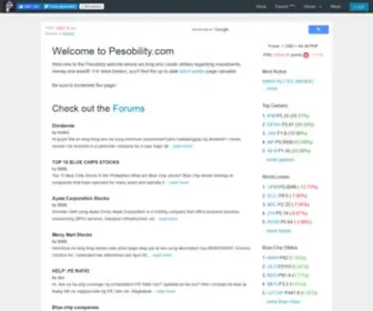 Pesobility.com(Pesobility) Screenshot