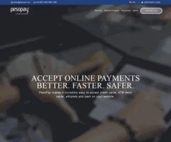 Pesopay.com(Online Payment Gateway) Screenshot