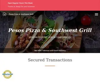 Pesospizza.com(Order Online for Takeout / Delivery. Here at Pesos Pizza & Southwest Grill) Screenshot