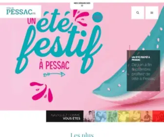 Pessac.fr(Ville de Pessac) Screenshot