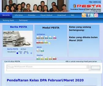 Pesta.org(Pendidikan Elektronik Studi Teologia Awam) Screenshot