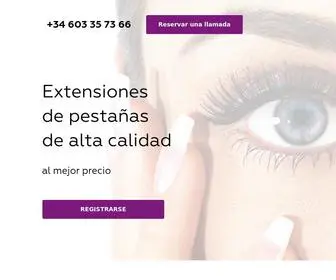 Pestanaselegantesbcn.com(Extensiones) Screenshot